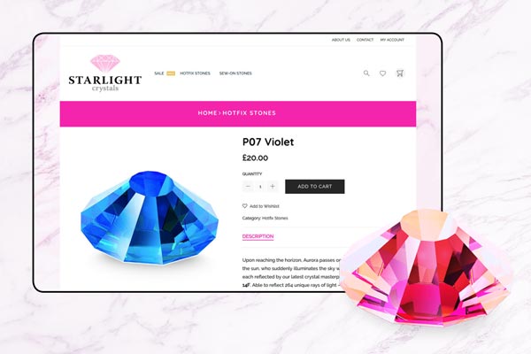 Diseño Web - Starlight Crystals